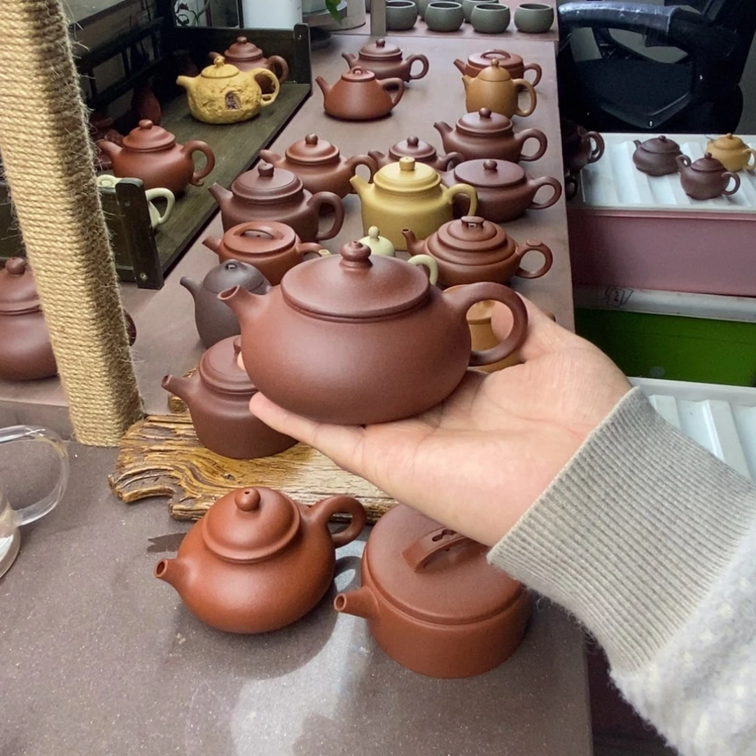 西***玛茶壶紫砂紫砂寒江