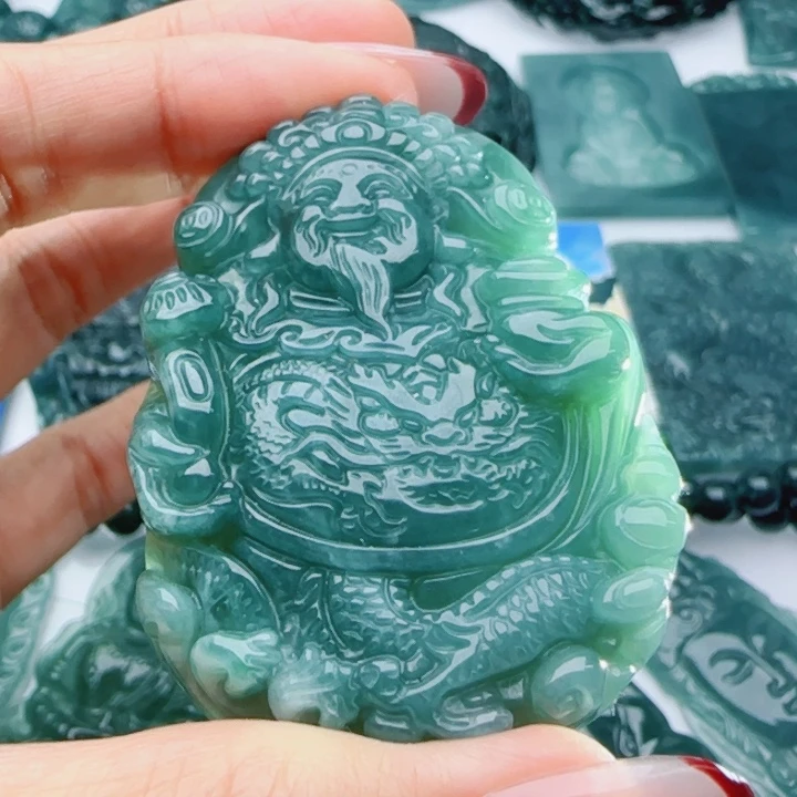 翡翠未镶嵌颈饰多样性发货天然A货翡翠