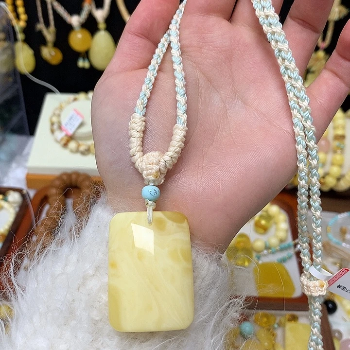 手链蜜蜡未镶嵌蜜蜡吊坠