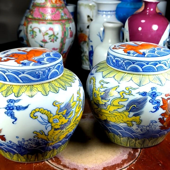 摆件坤*全手工制作的瓷器