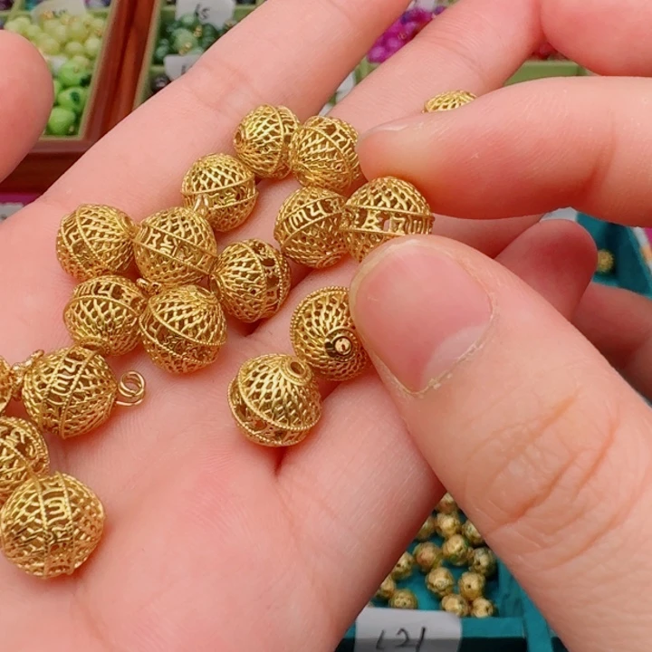 圆珠扣铜扣压襟盘扣