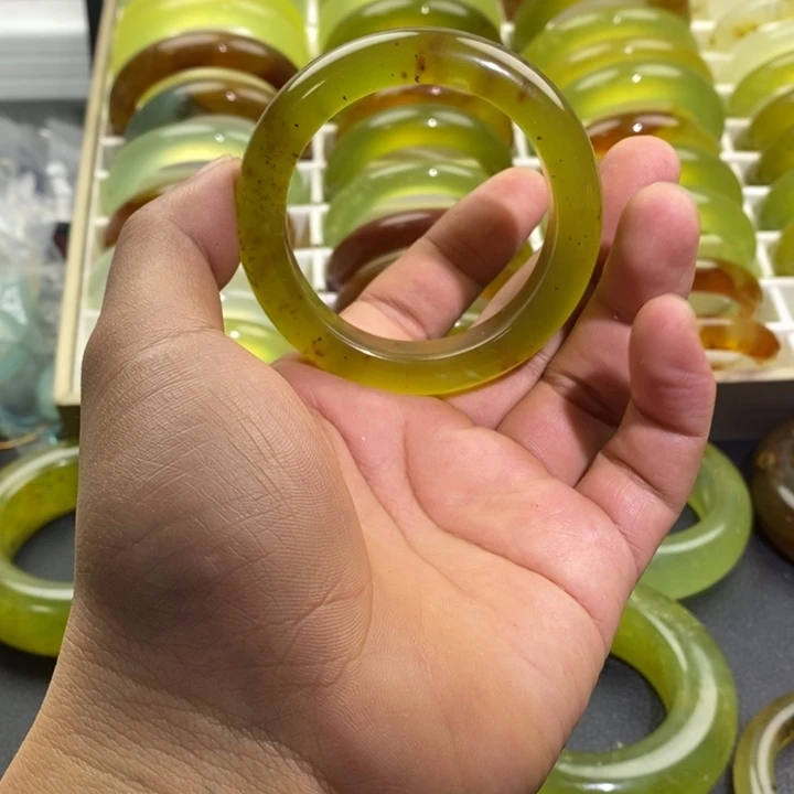 蛇纹石玉合金手镯53