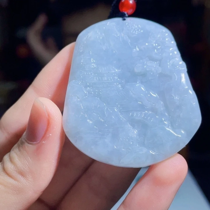 翡翠未镶嵌吊坠(不含链)A14 多样性发其一