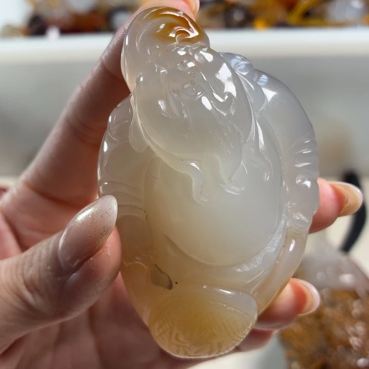 玛瑙/玉髓未镶嵌吊坠(不含链)