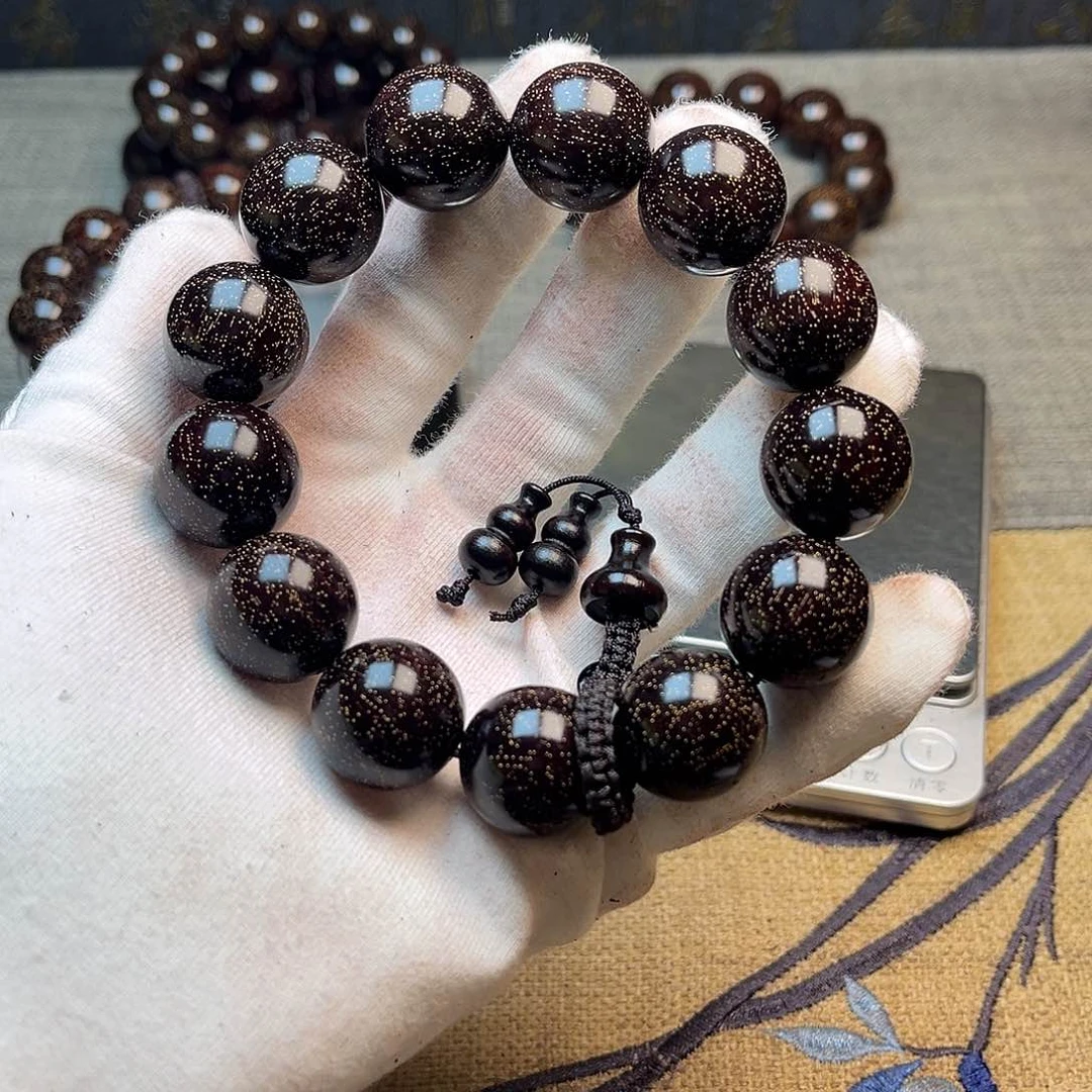 檀香紫檀（小叶紫檀）1.8 13颗爆星