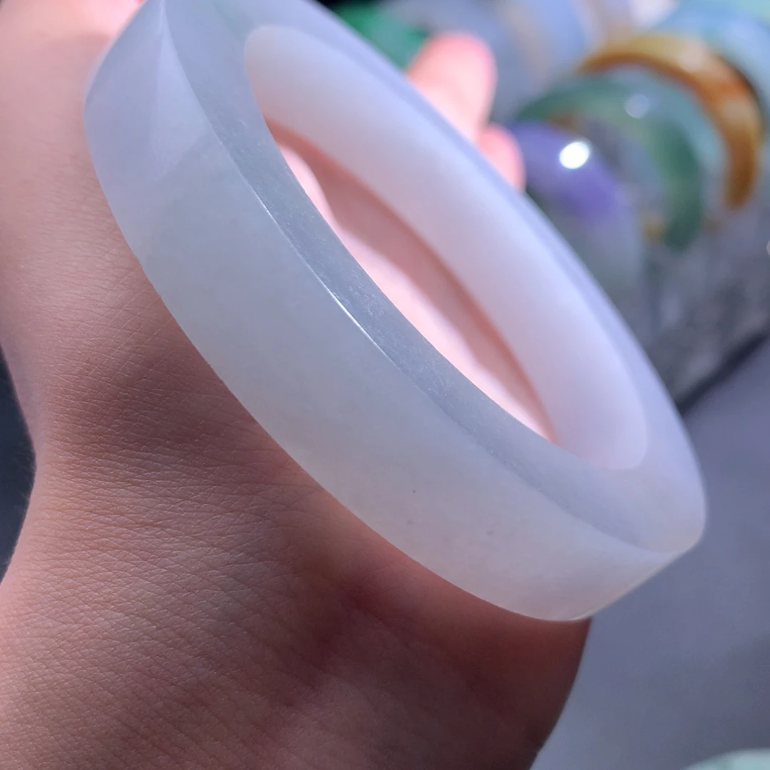 未镶嵌翡翠定制翡翠白月光