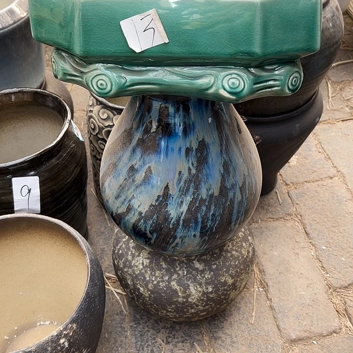 h***y景德镇精品花盆栽适瑕疵品不退不换