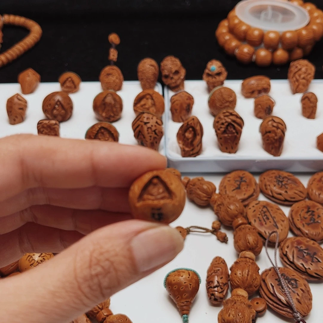 核桃手串/手链桃核手工制作工艺