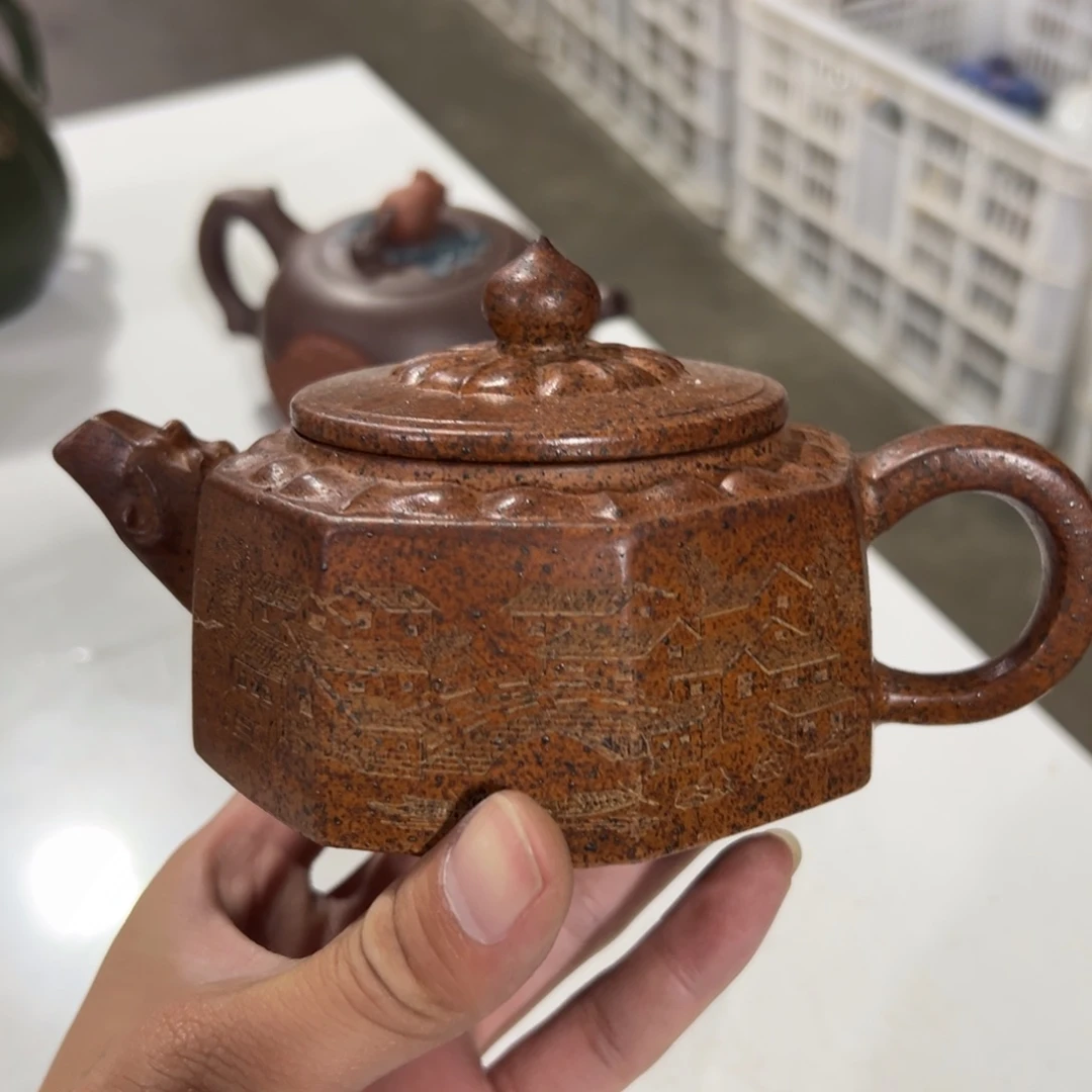 紫砂茶壶老厂紫砂壶一件！