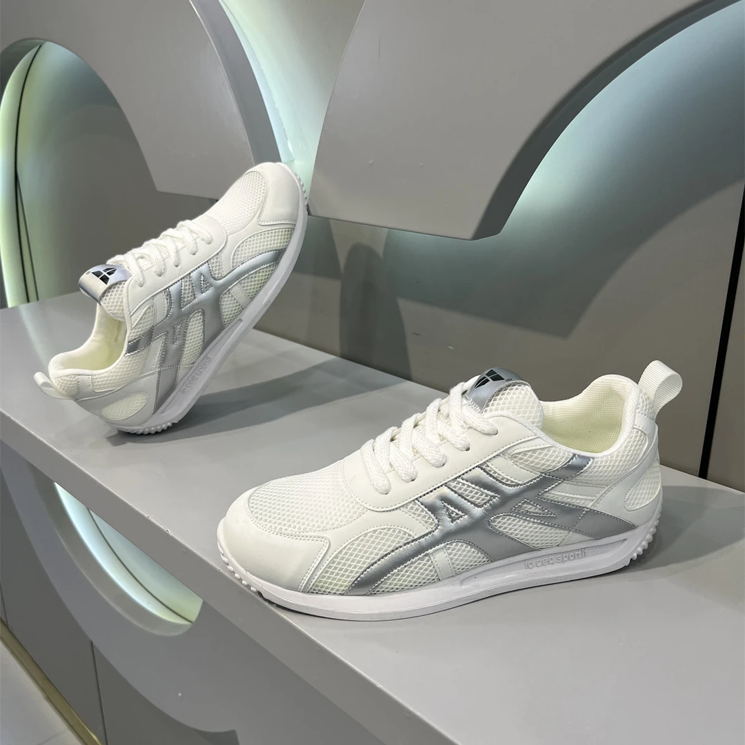 阿甘鞋男鞋2025夏季新款网面透气时尚潮鞋男士软底软面工地男鞋