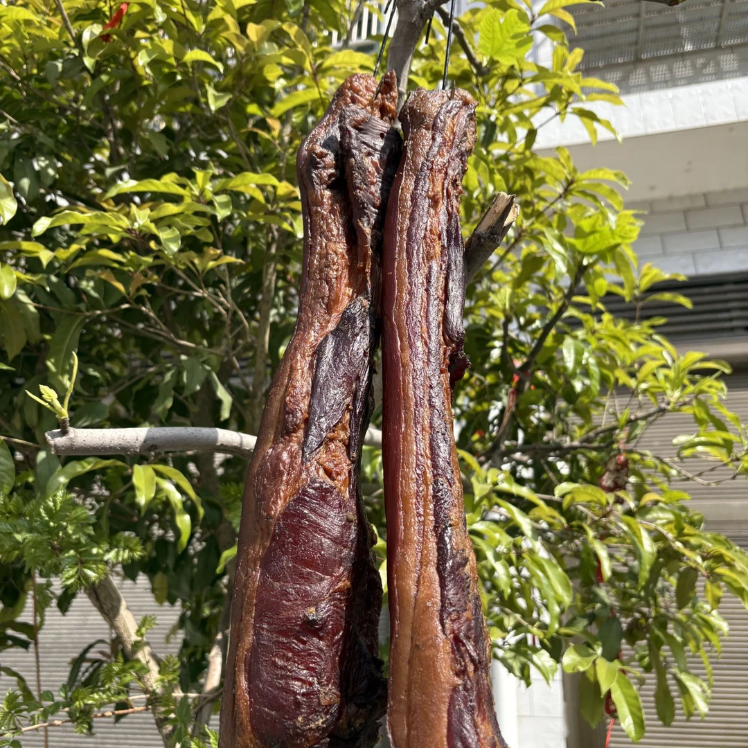（村委助农）幕阜乡味农家烟熏腊肉传统工艺制作（现称现卖）