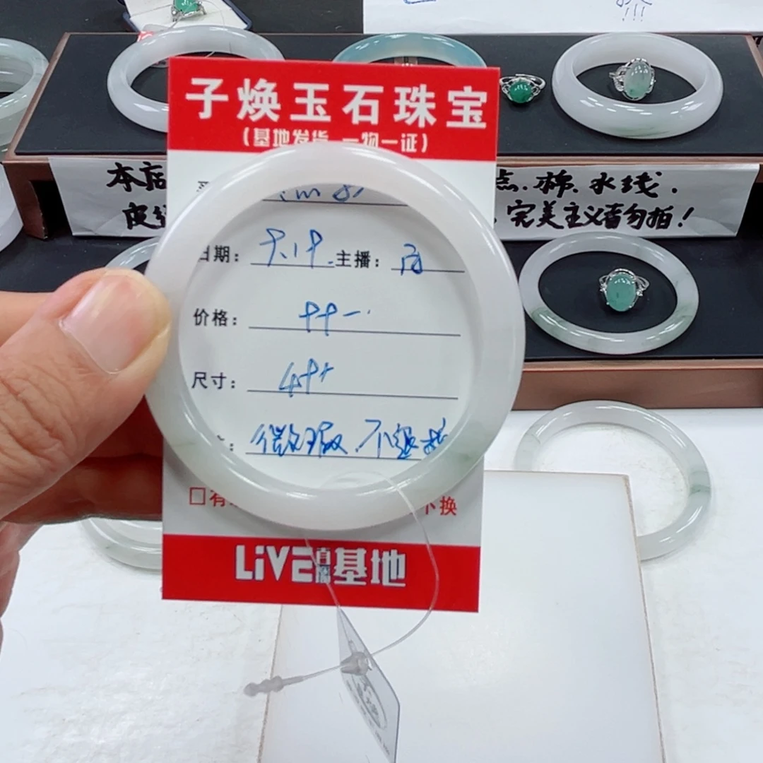 燕***子未镶嵌手镯石英质玉