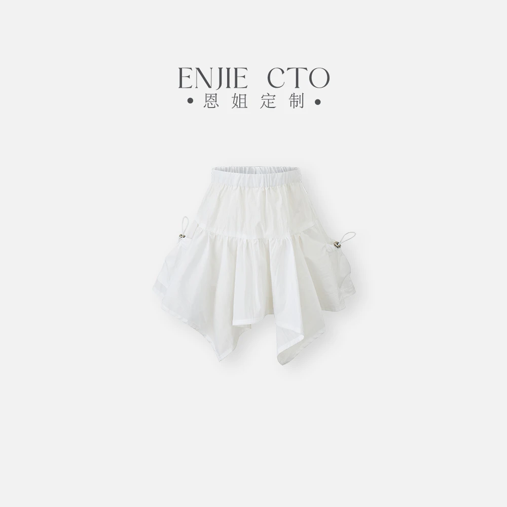 【与诺定制】夏季童装设计师款女童花边短裙ENCK3437