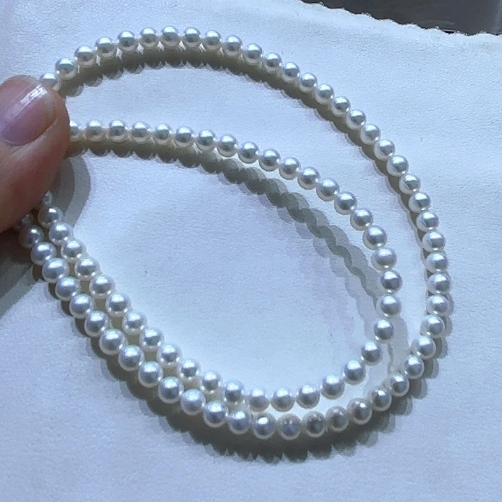 淡水珍珠银S925镶嵌颈饰