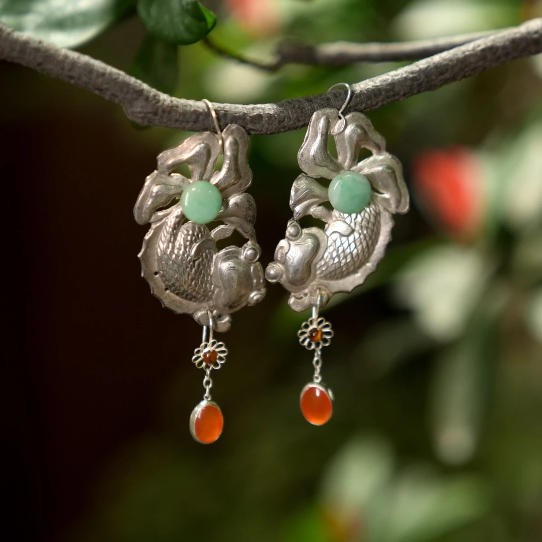 非金属珐琅耳饰 【走心香饰】耳环23ZXH182