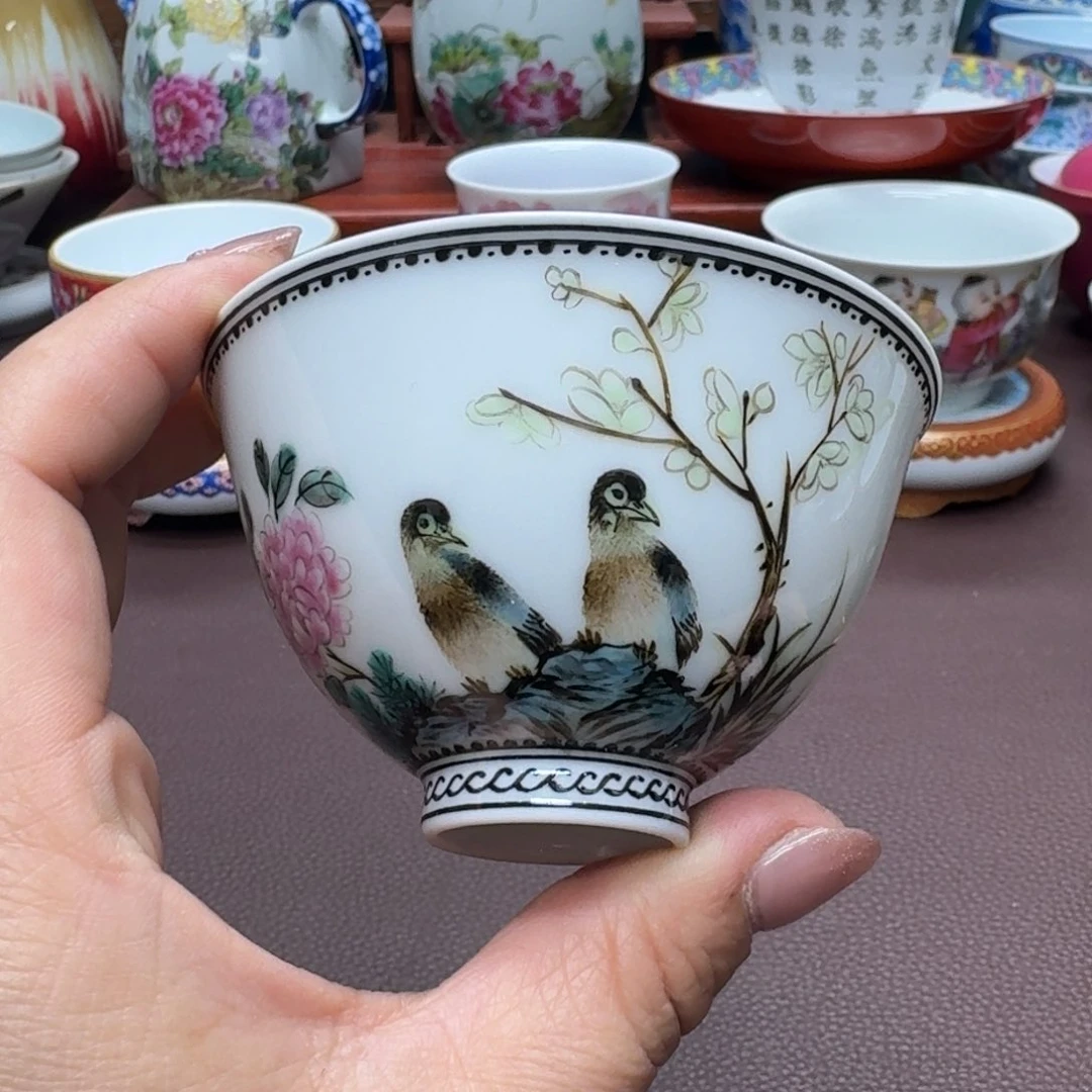 瓷片景德镇仿古手工制作精品展示