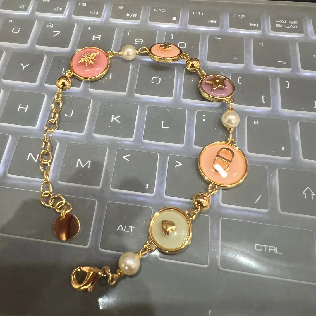 合金项链 多巴胺合金项链 彩色百搭时尚星星蝴蝶项链轻奢复古饰品