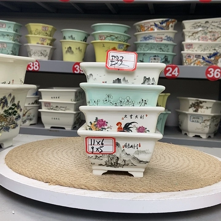 紫砂紫砂花盆8855