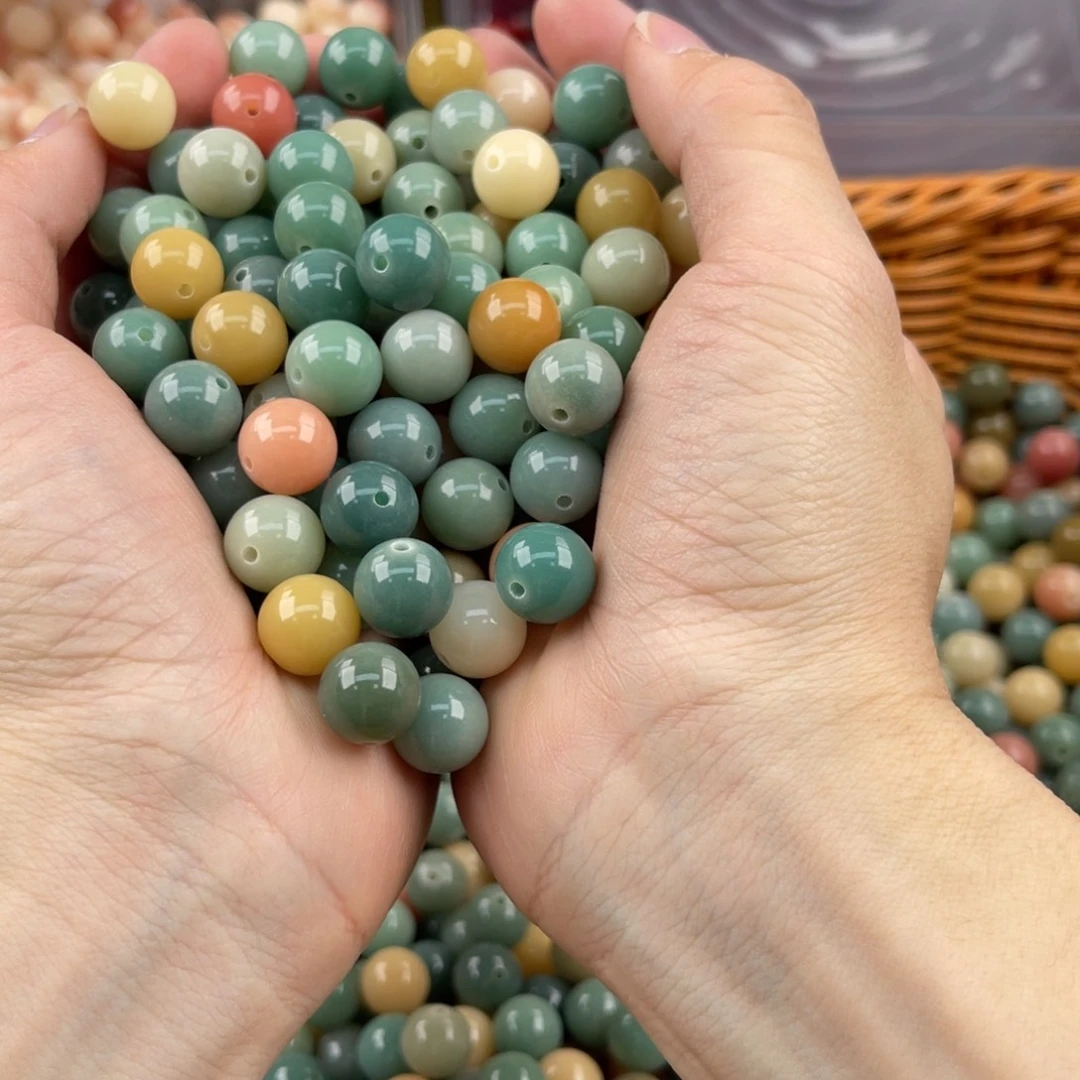 白玉菩提吊坠z 12/108/微瑕多宝