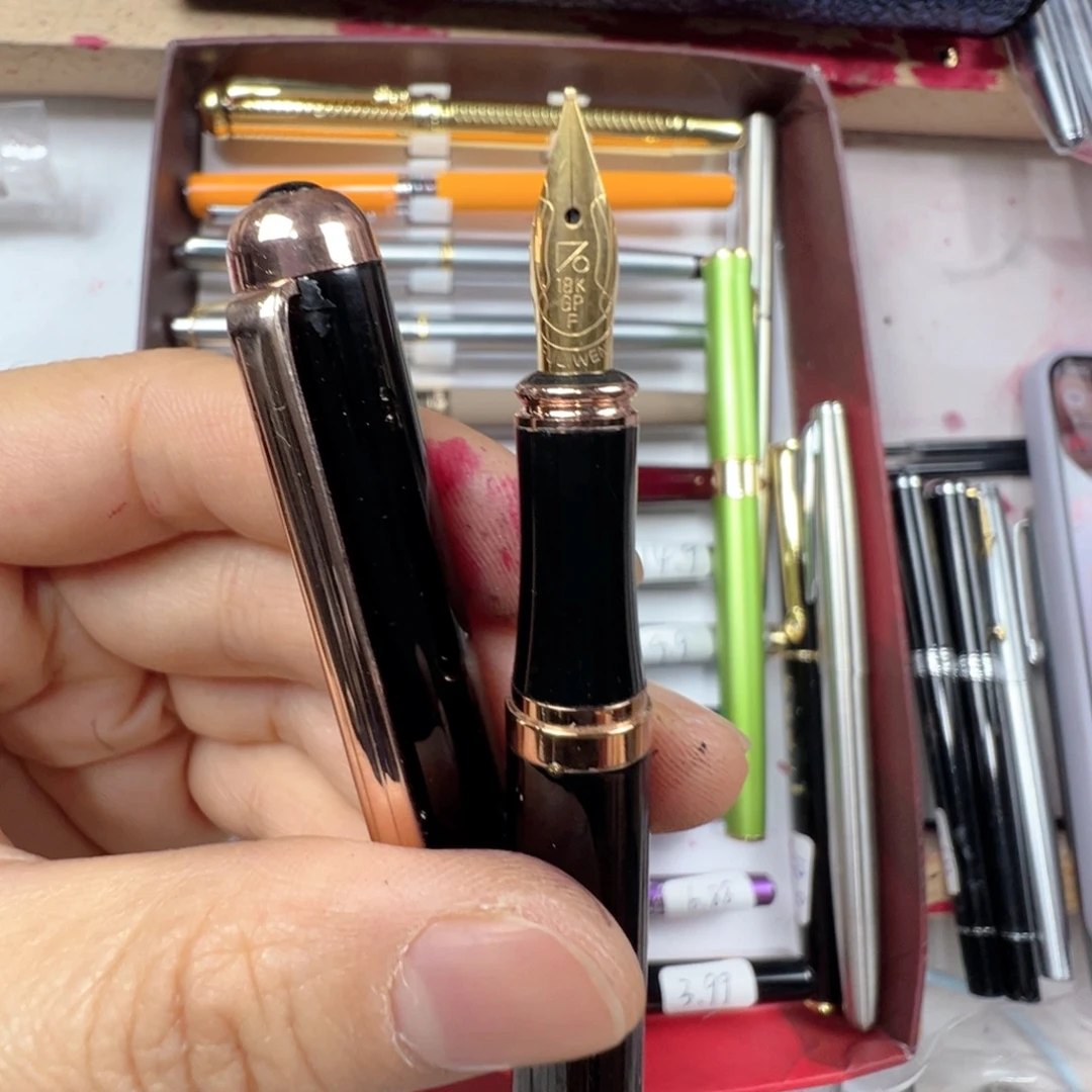 便携式富利文2002～1黑色异形笔尖