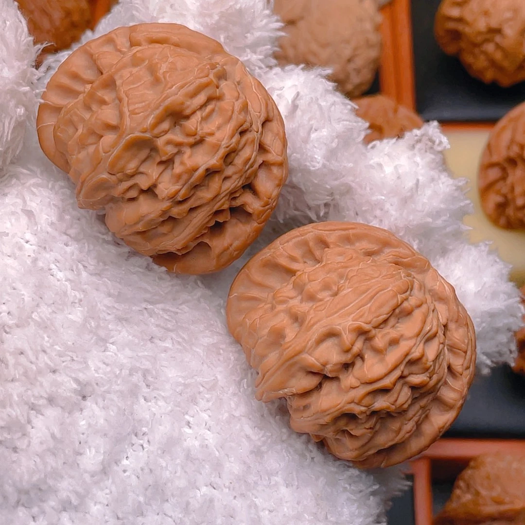 文玩核桃把件44白狮子