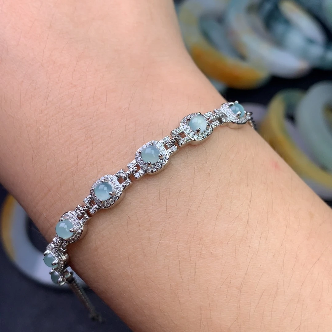 未镶嵌手链翡翠手链