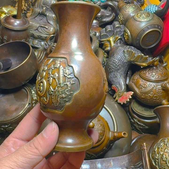 铜器摆件收收藏藏