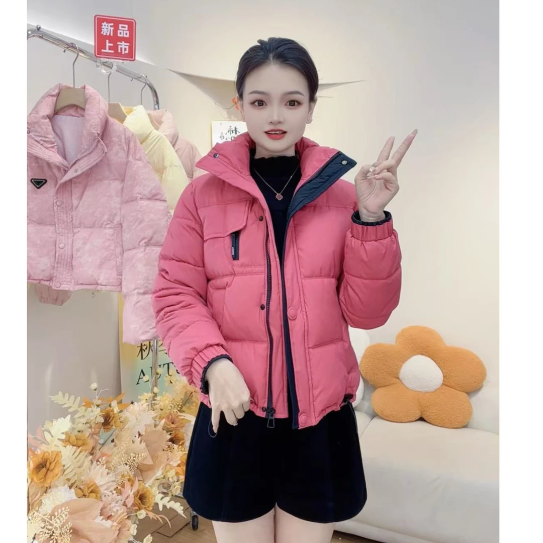 一优服饰·2024冬季加厚保暖立领百搭休闲短款棉服外套