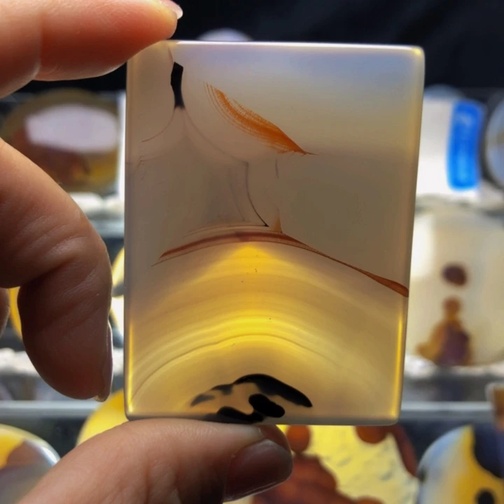 合金玛瑙/玉髓珠宝奇石122