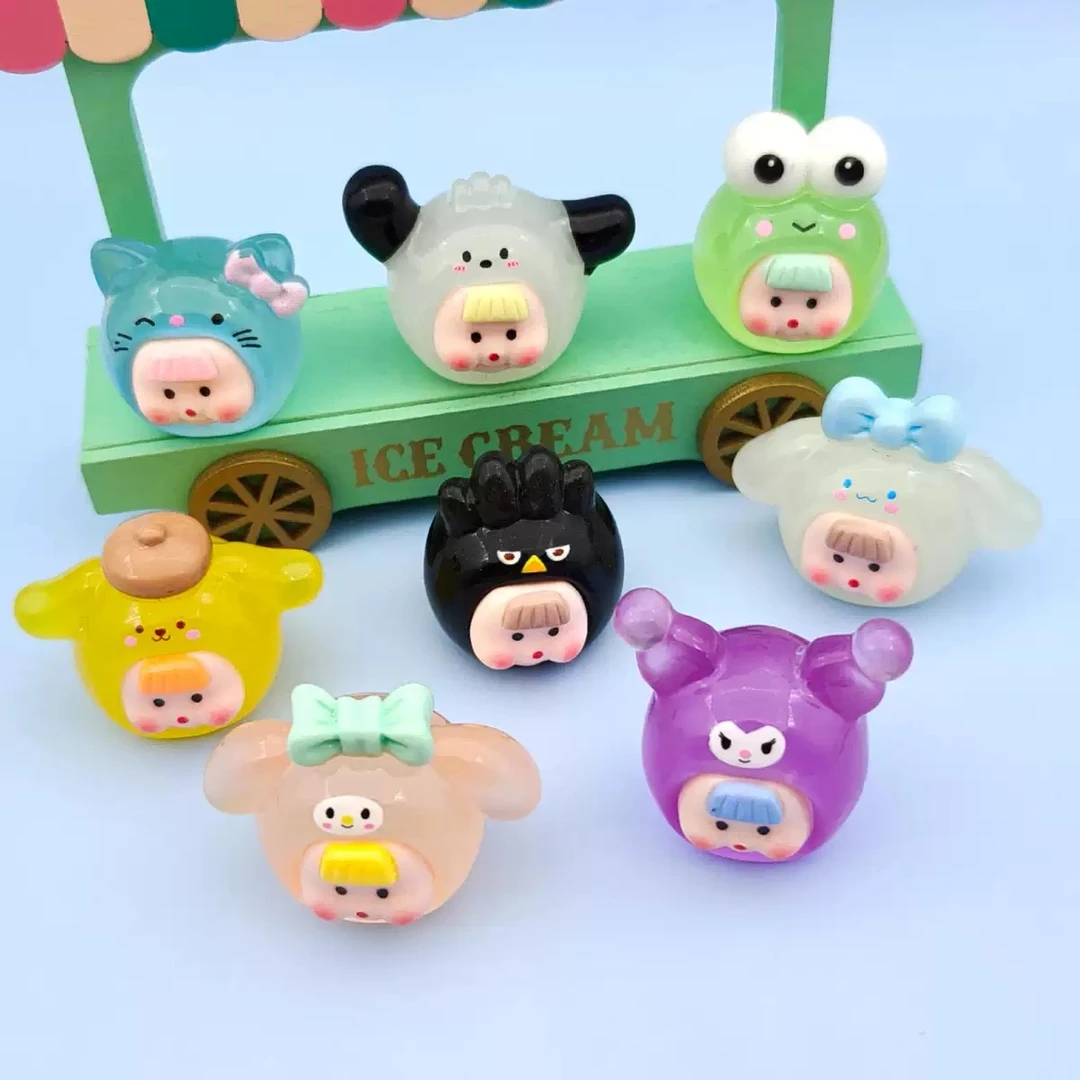 大号三丽欧夜光多妹 创意diy桌面车载摆件饰品