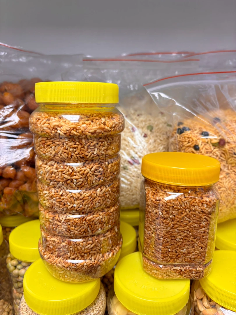 修水特产冬花炒货纯手工炒制粘米相料茶组合炒米粘米江西江西特产