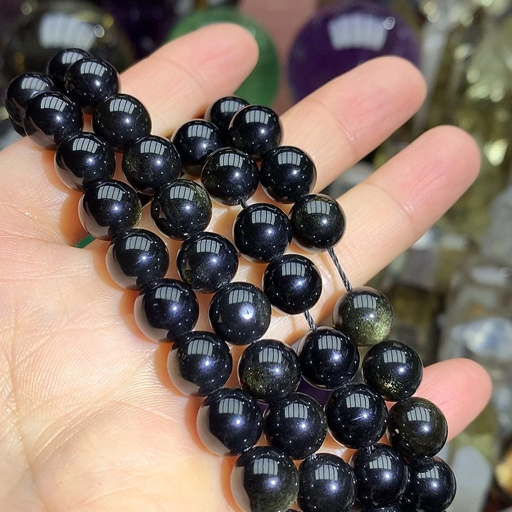 黑曜岩珠宝奇石未镶嵌