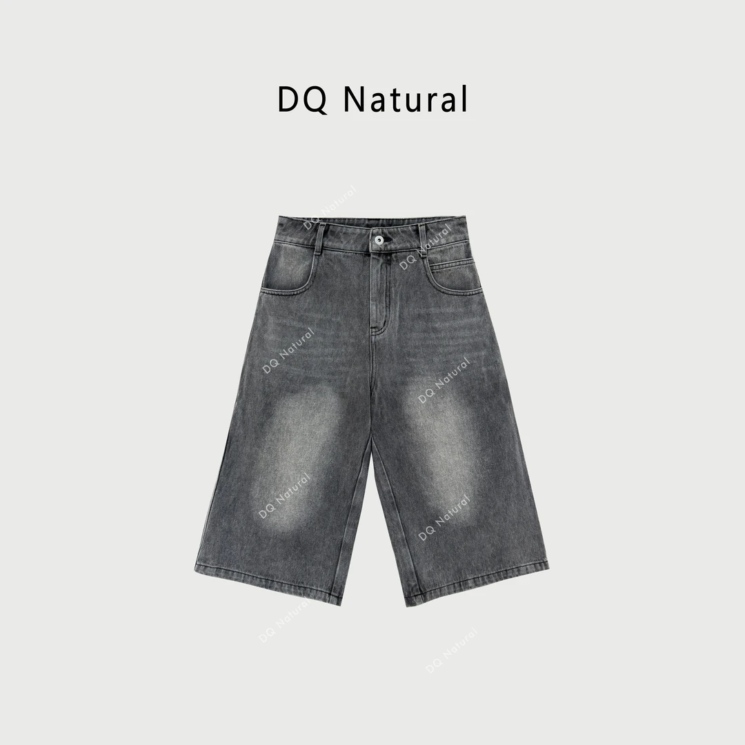 【DQ Natural】特殊水洗工艺牛仔中裤 774251