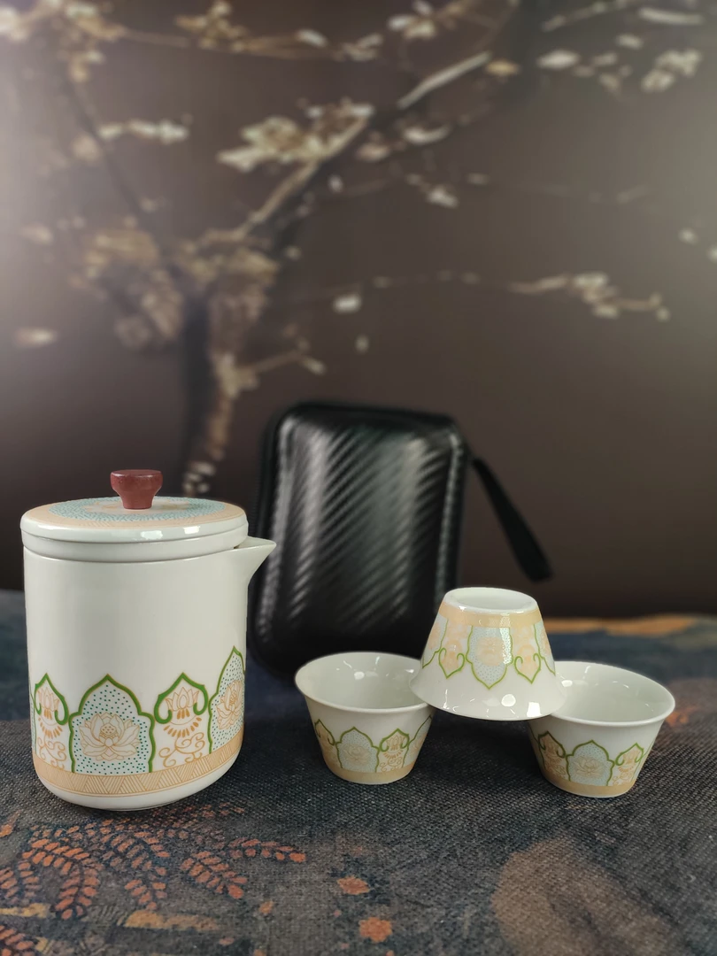E562-宝相花旅行茶具CYX