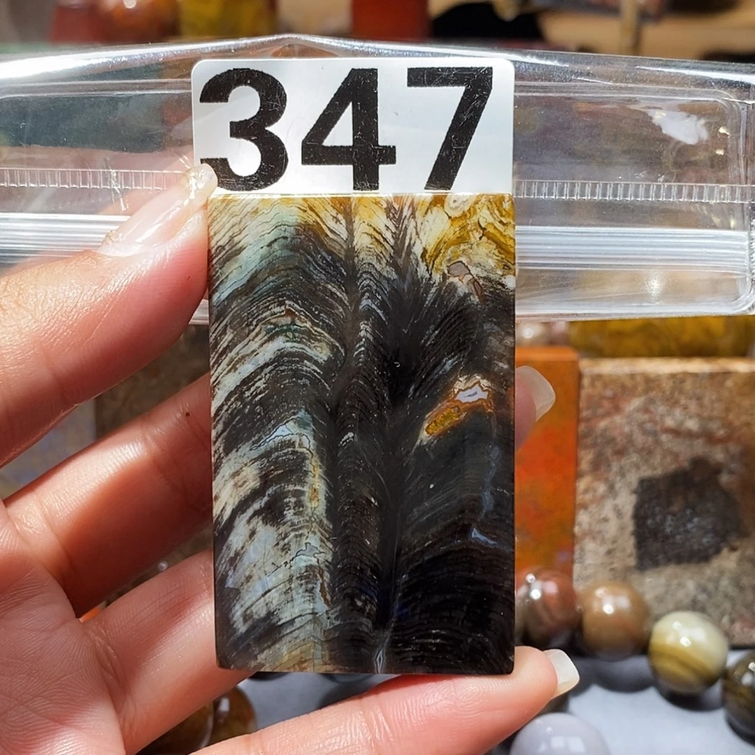 未镶嵌天然北票硅化玉吊坠硅化玉
