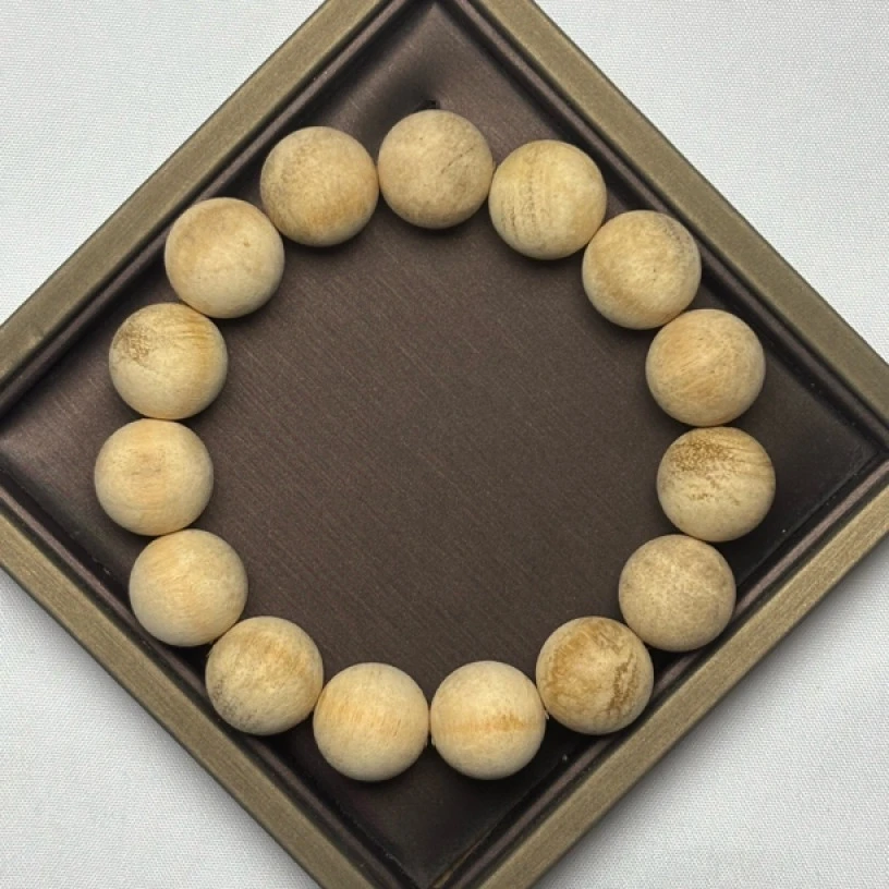 A790 贡木浅色原木色15mm手串