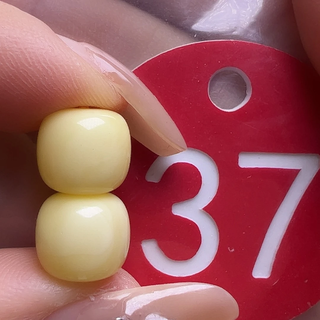 蜜蜡未镶嵌珠宝奇石9.5mm白蜡老型