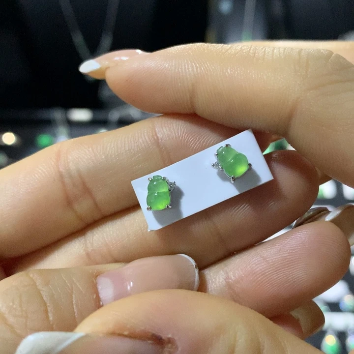 翡翠银S925镶嵌戒指