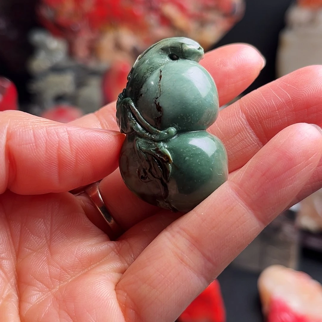 昌化石其他昌化绿挂件