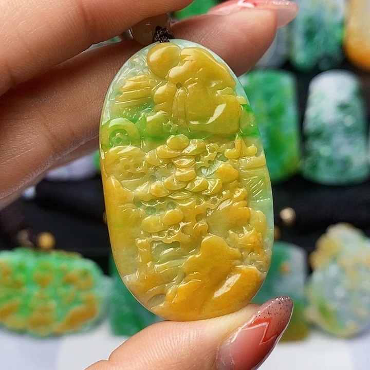 定制翡翠未镶嵌翡翠A货一物一证