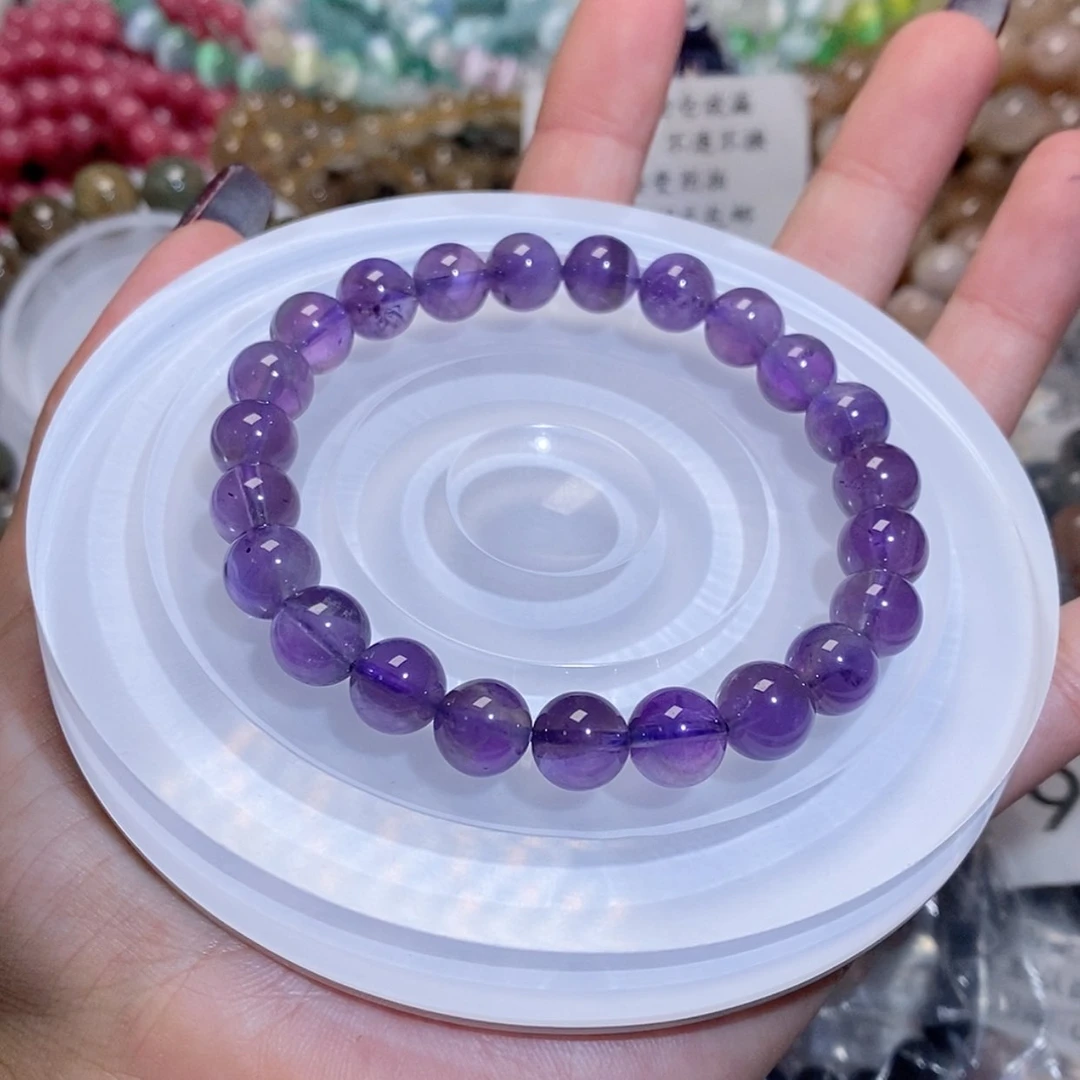 【闪购商品】水晶手链银S925镶嵌乌拉圭036