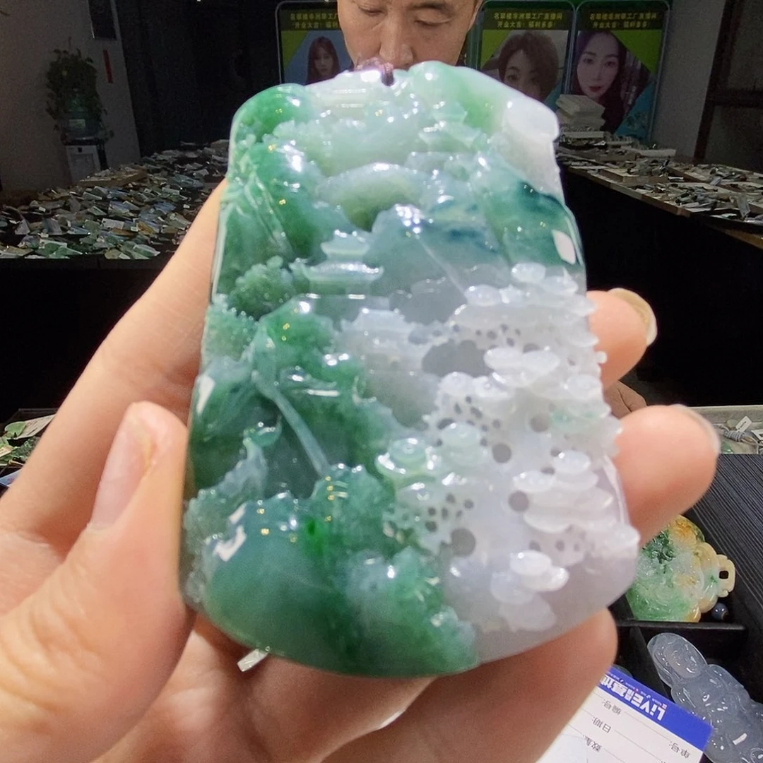 颈饰未镶嵌翡翠翡翠