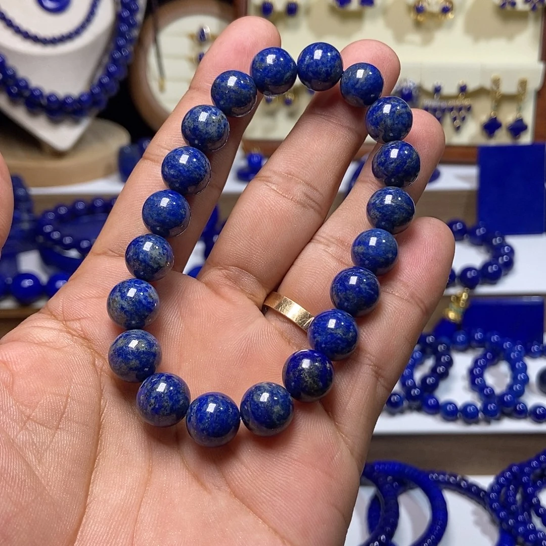 青金石未镶嵌炸福利 天然 手串10+