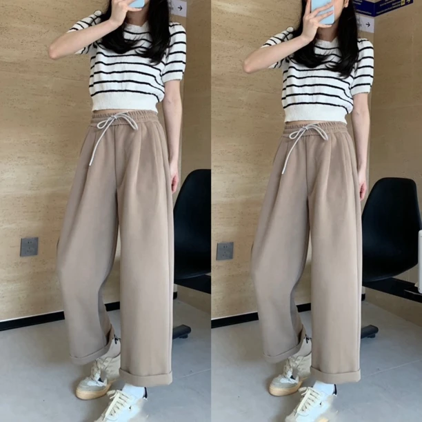 六六韩版休闲新款奶奶裤8019