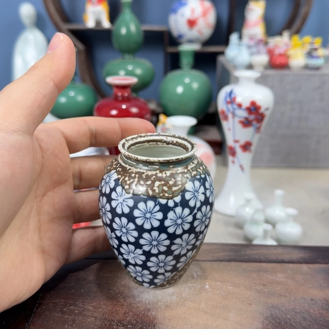 陶瓷手工小花器摆件