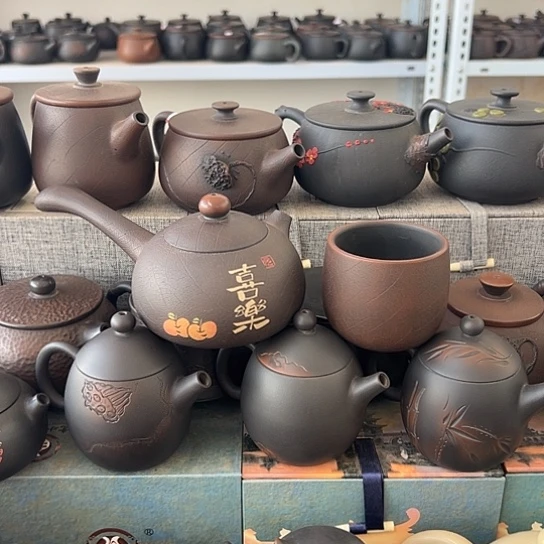 E****i建水紫陶 侧把壶➕主人杯一组特价