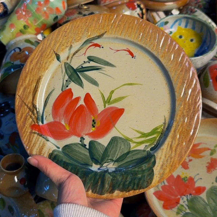 瓷片景德镇陶瓷手工手绘