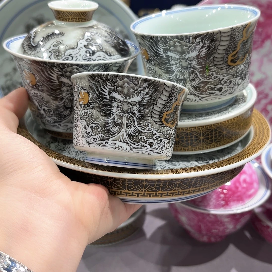 瓷片景德镇瓷器精品展示