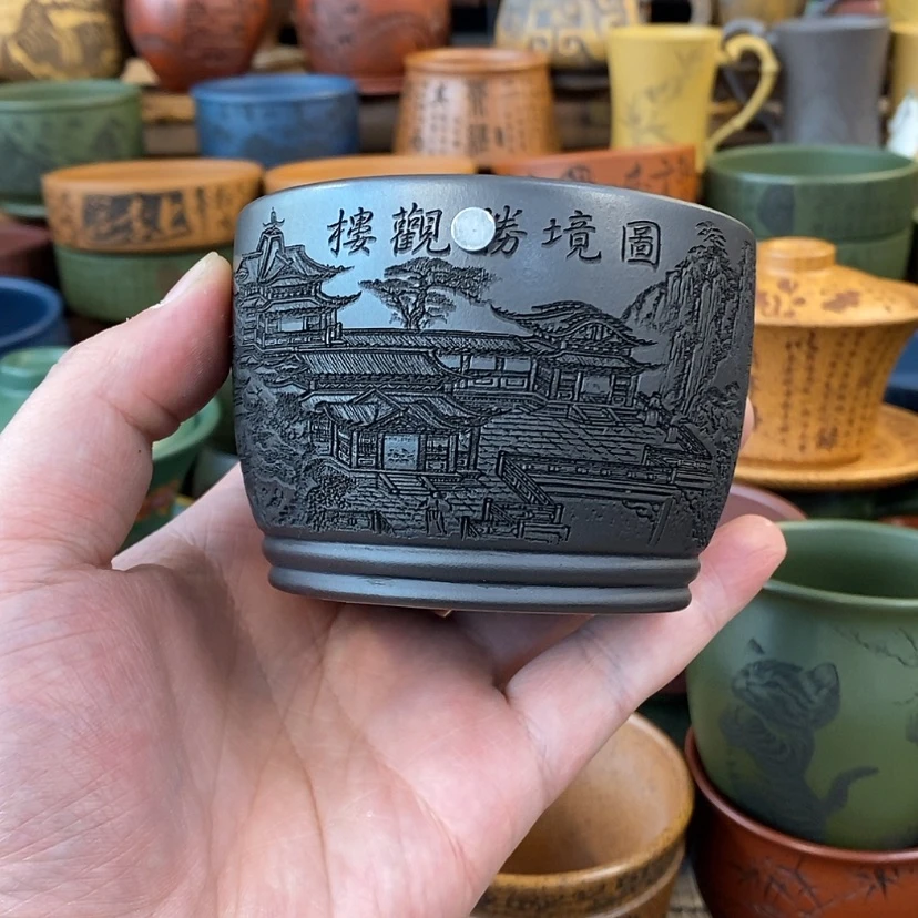 【闪购商品】紫砂杯子宜兴全手工紫砂杯