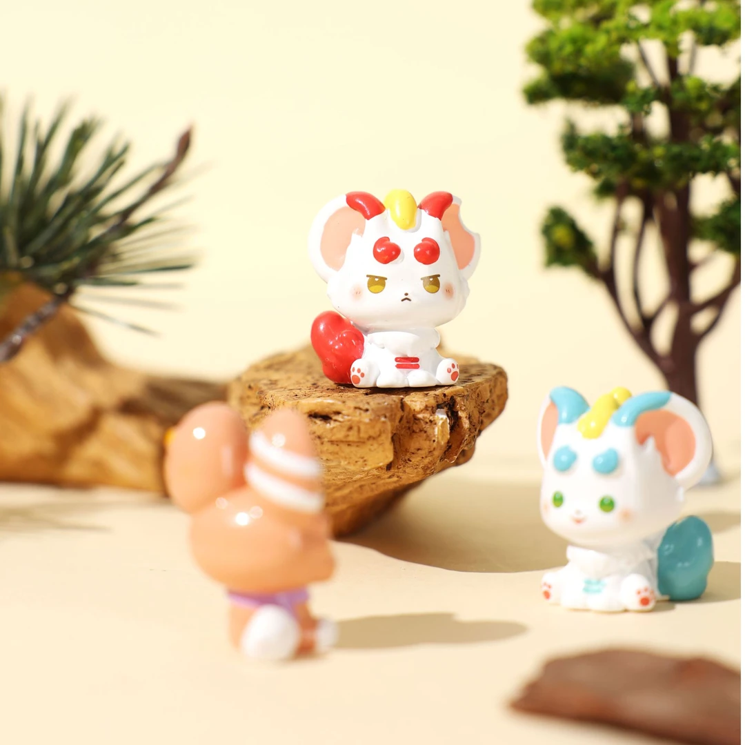 有兽焉-新萌粒对对碰【毛球帮拆】公仔手办盲袋动漫周边